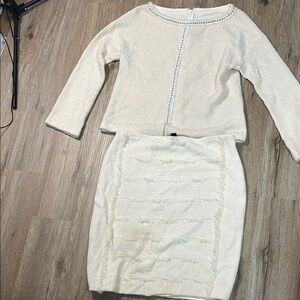 St. John Collection Cream Skirt Set